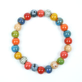 Chinese Ceramic Round Bead Bracelet