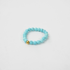 Green Turquoise Ring (3mm)
