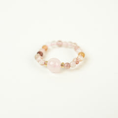 Strawberry Quartz Ring (3mm)