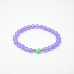 Lavender Amethyst Bracelet 6mm