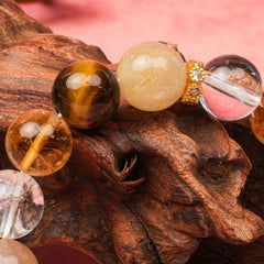 Black gold Super Seven bracelet
