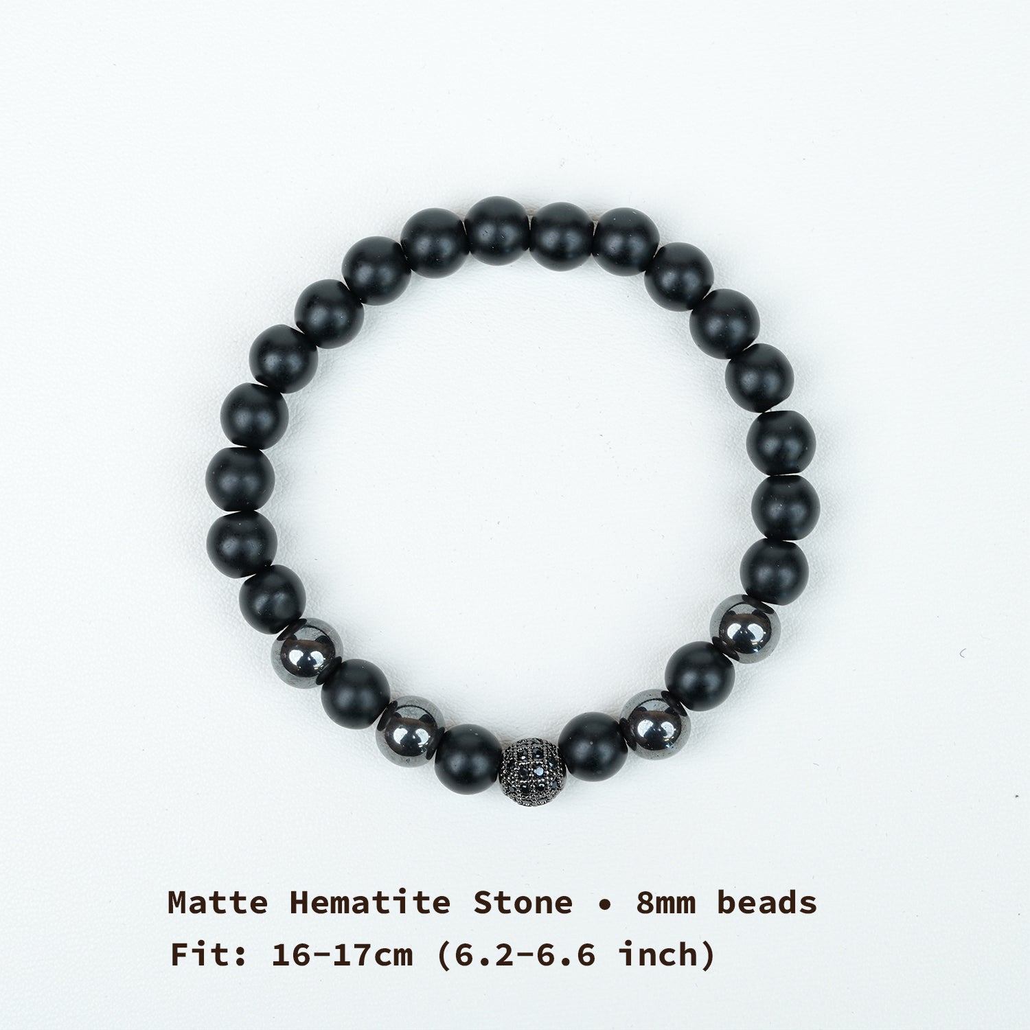Matte Hematite Bracelet - Minimalist Versatile Style