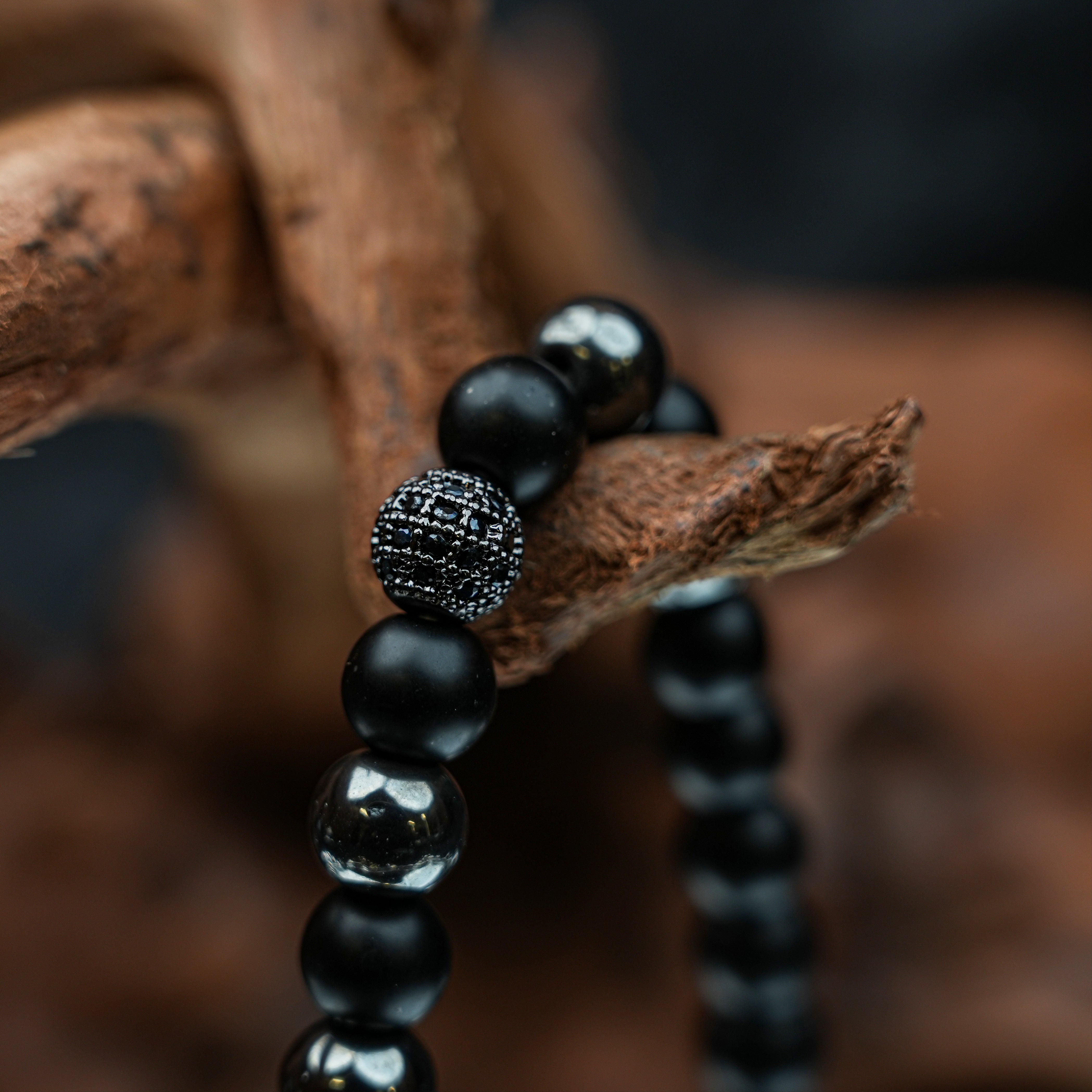 Matte Hematite Bracelet - Minimalist Versatile Style