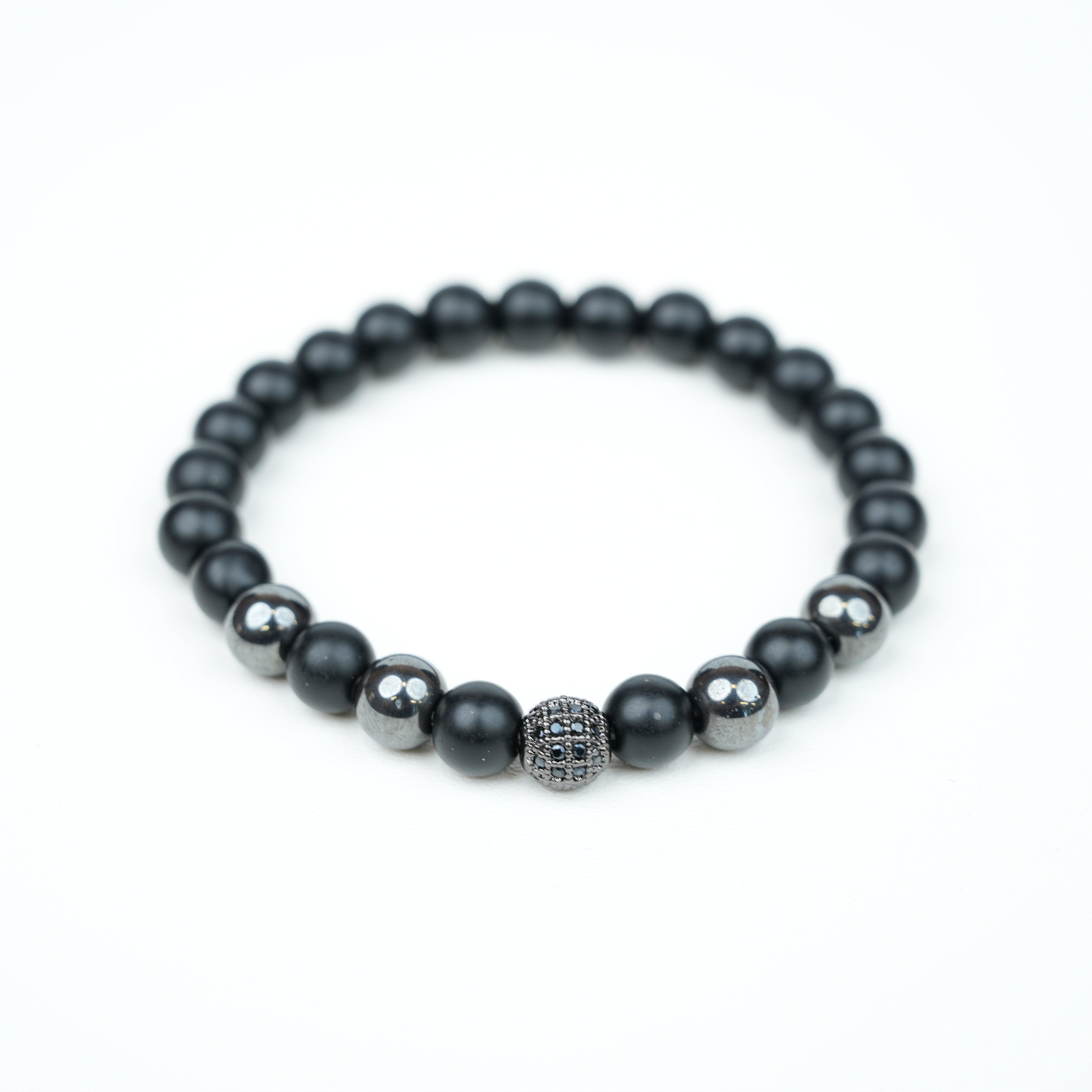 Matte Hematite Bracelet - Minimalist Versatile Style