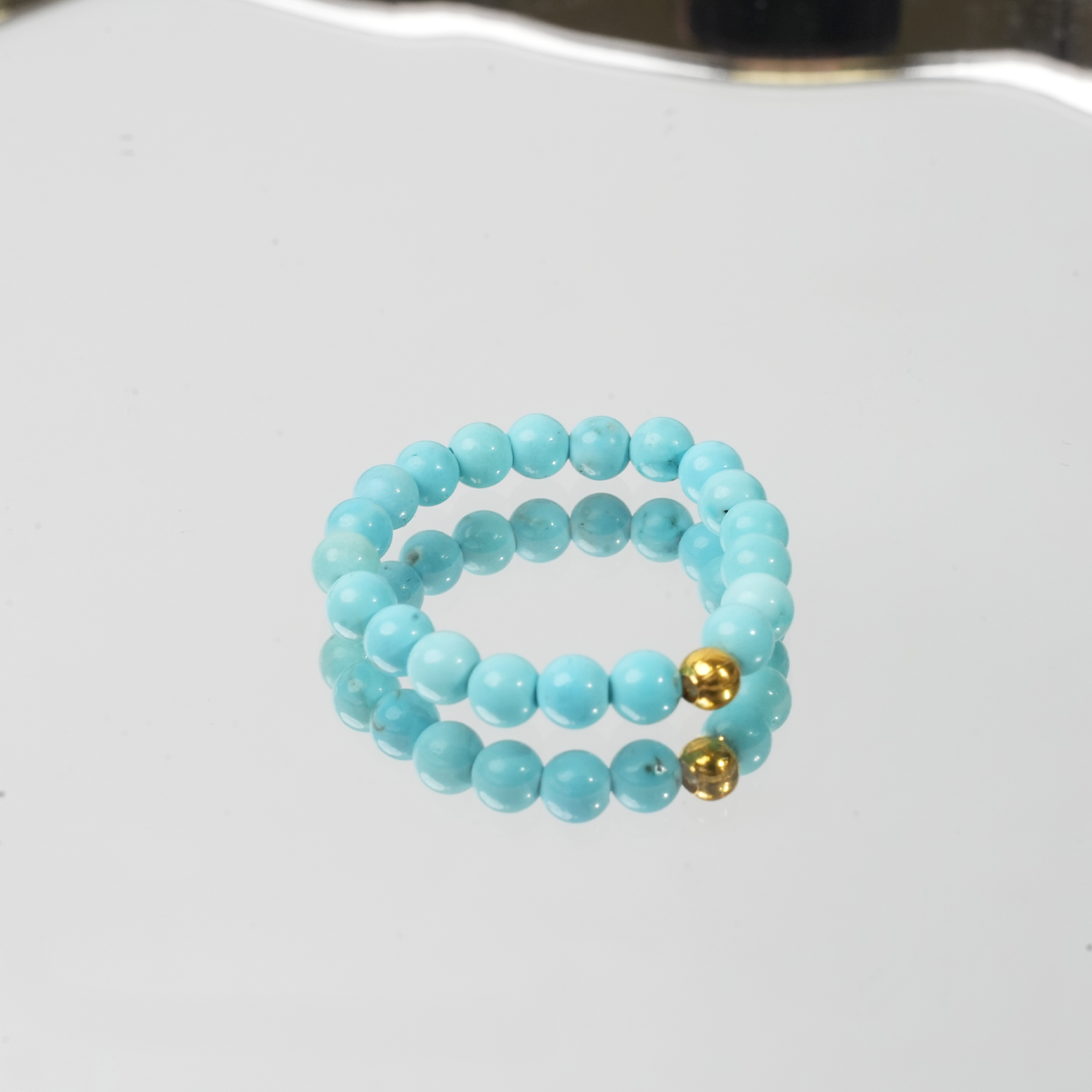 Green Turquoise Ring (3mm)