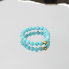 Green Turquoise Ring (3mm)