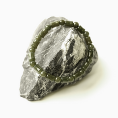 Chinaca Hotan lade Green Bamboo Bracelet