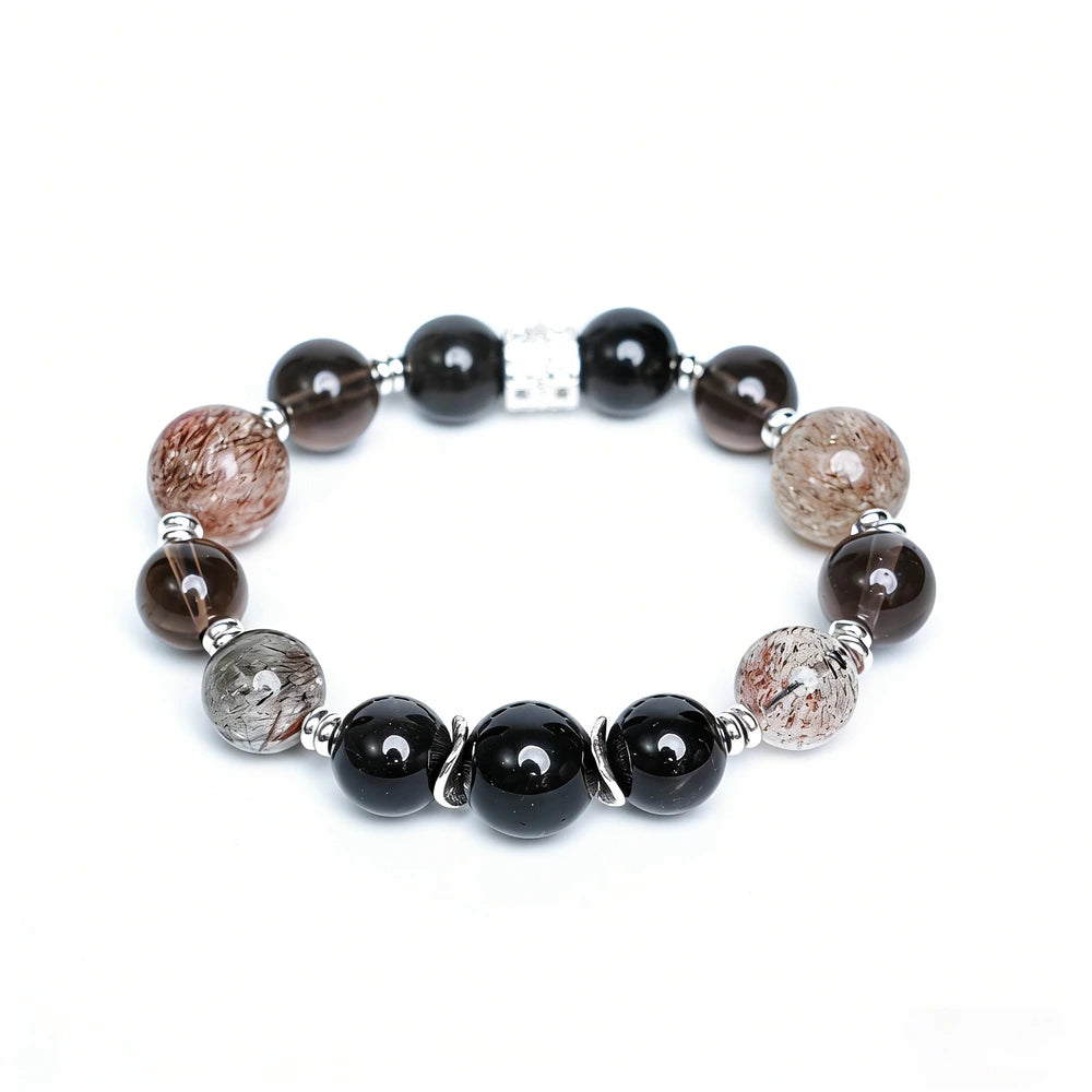 Five Elements Water Bracelet（12mm）・Calm Clarity – Advanced Energy for Inner Peace