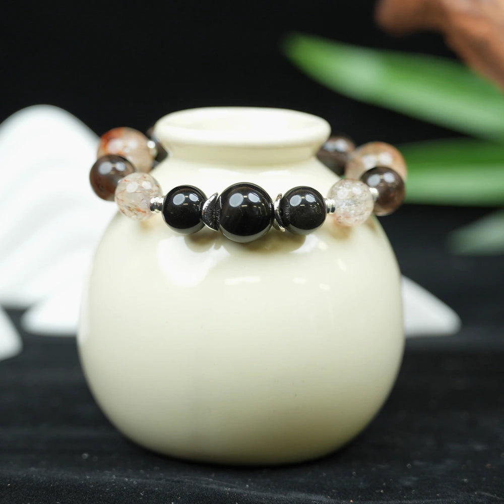 Five Elements Water Bracelet（12mm）・Calm Clarity – Advanced Energy for Inner Peace