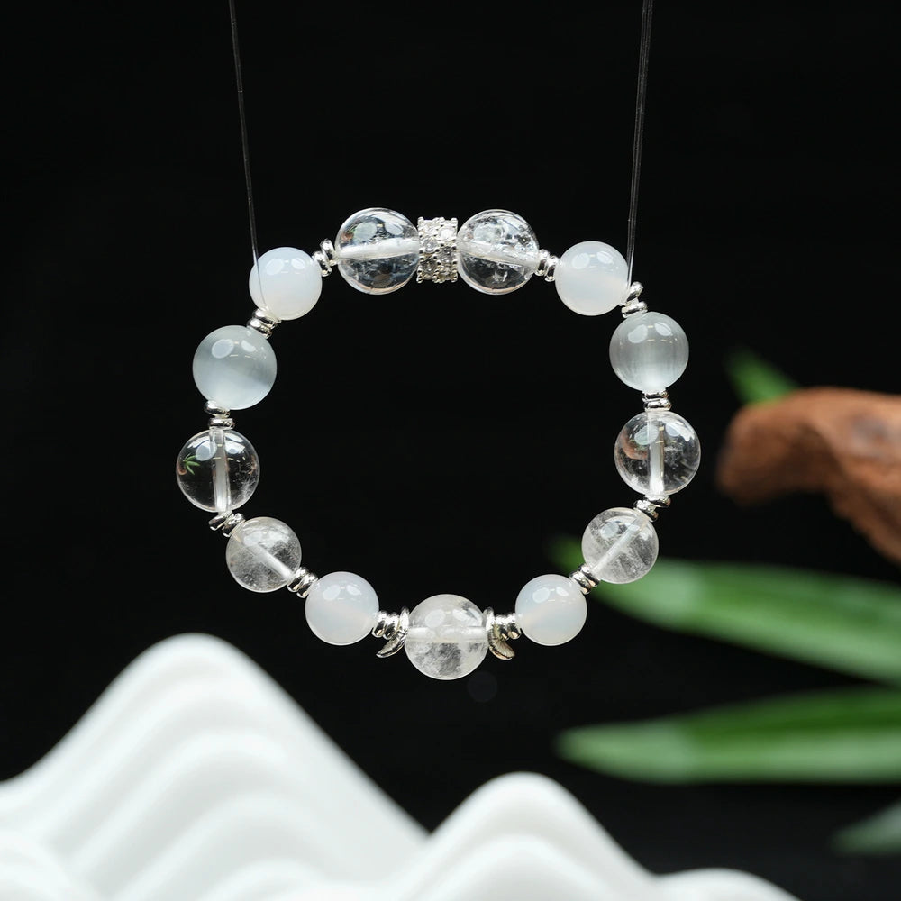 Five Elements Metal Bracelet（12mm）・Clear Balance – Advanced Energy for Inner Stability
