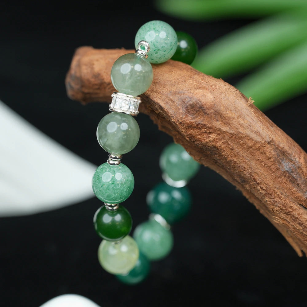 Five Elements Wood  Bracelet （12mm）・Growth Vitality – Advanced Energy for New Beginnings