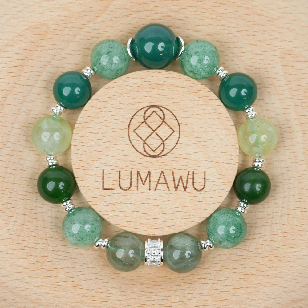 Five Elements Wood  Bracelet （12mm）・Growth Vitality – Advanced Energy for New Beginnings