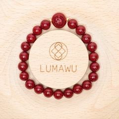 Cinnabar Zodiac Bead Bracelet - Monkey (8mm)