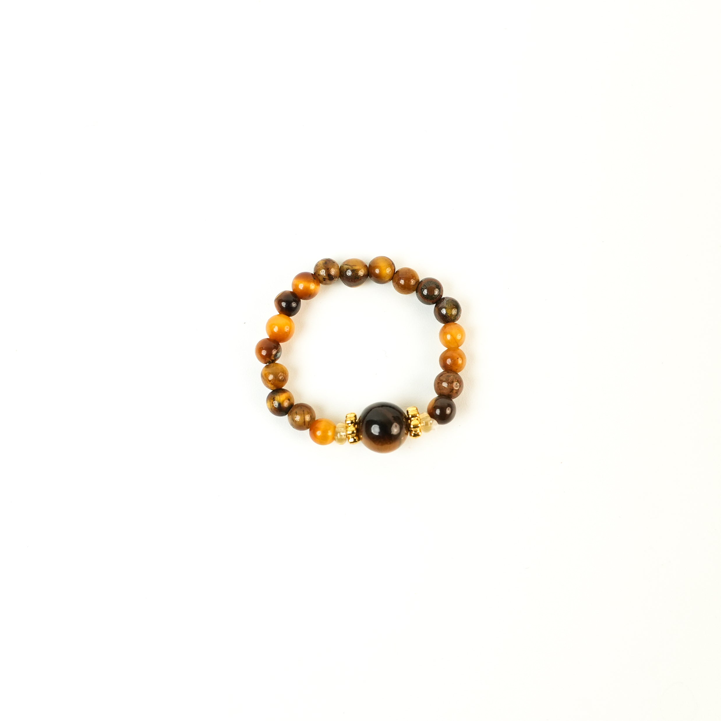 Tiger Eye Ring (3mm）