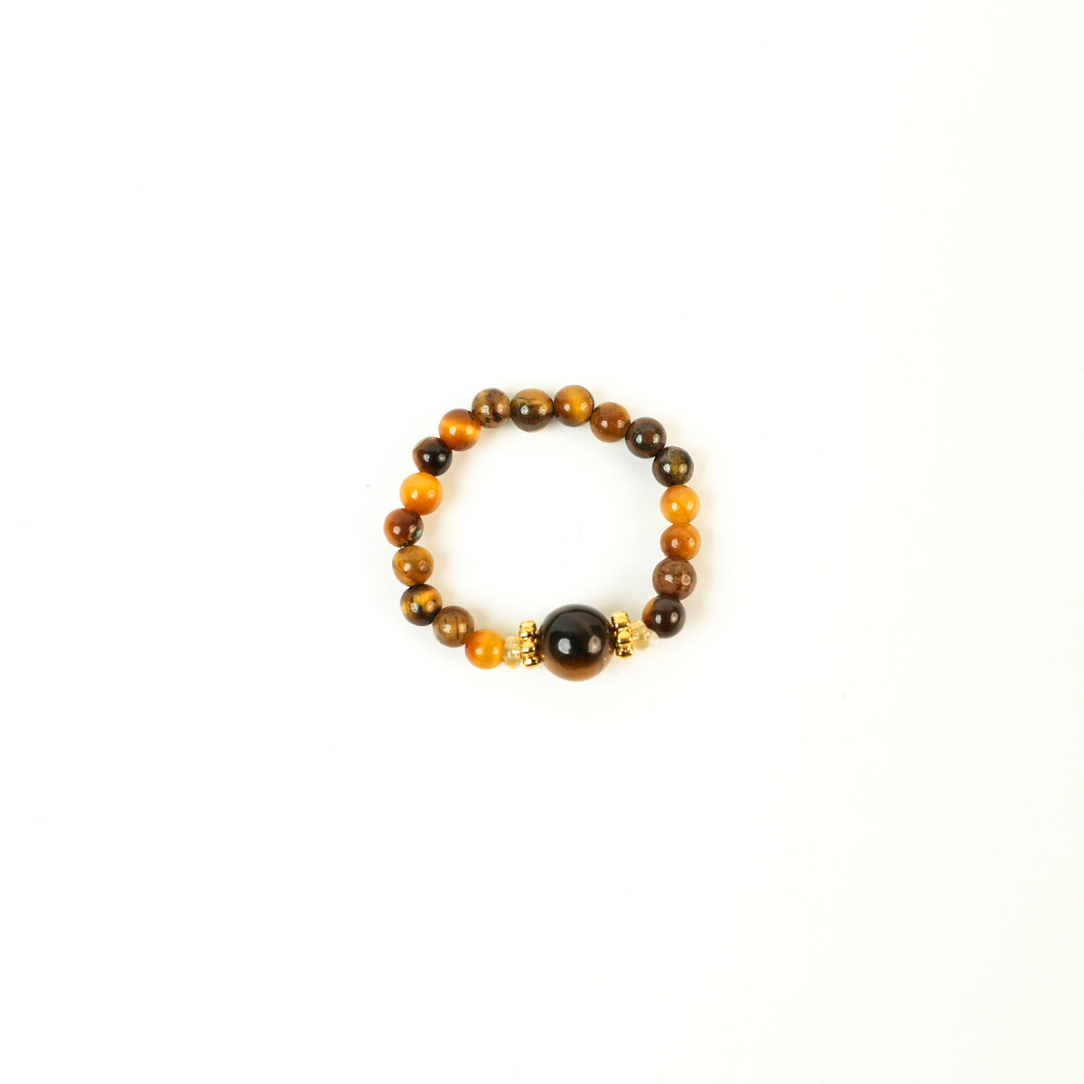 Tiger Eye Ring (3mm）