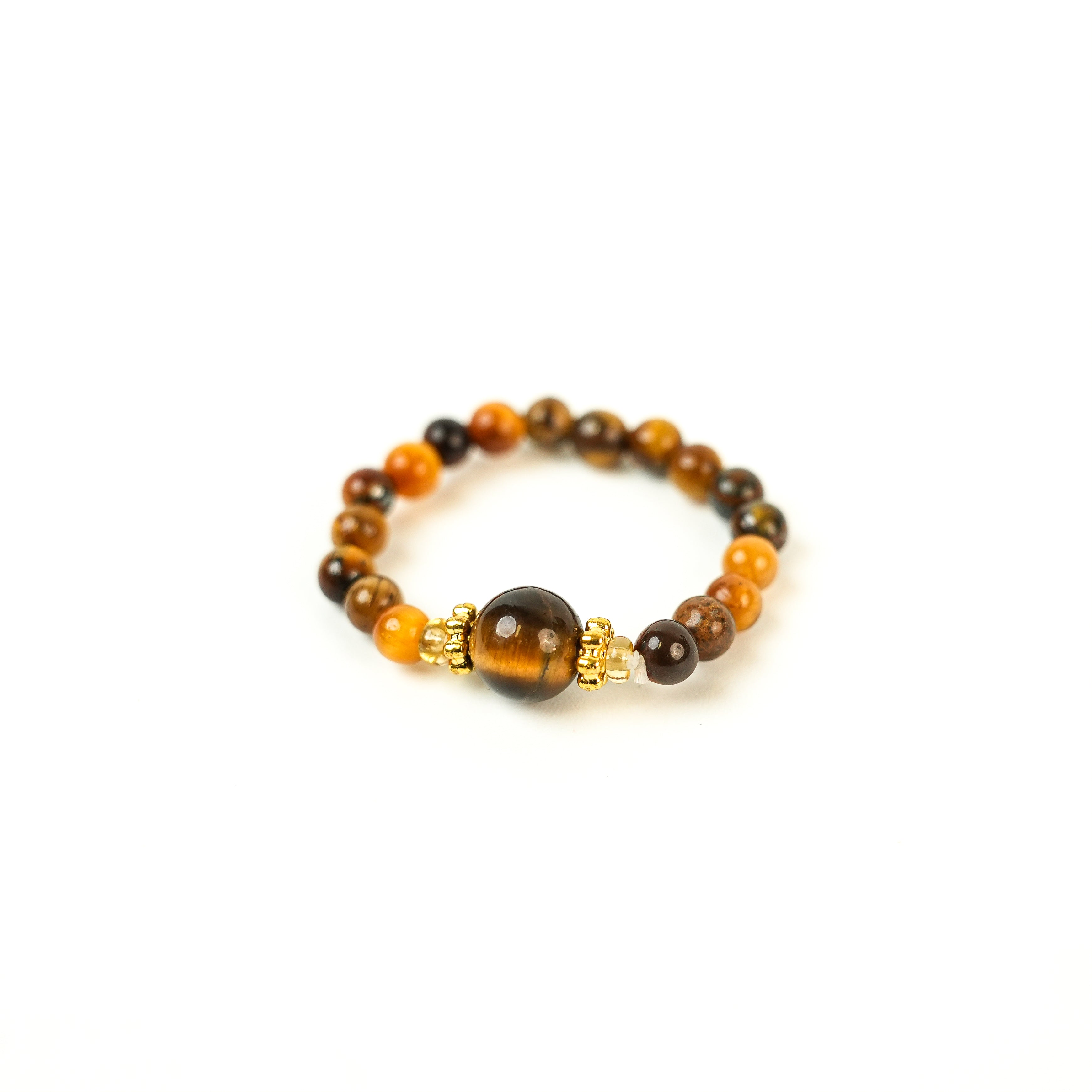 Tiger Eye Ring (3mm）