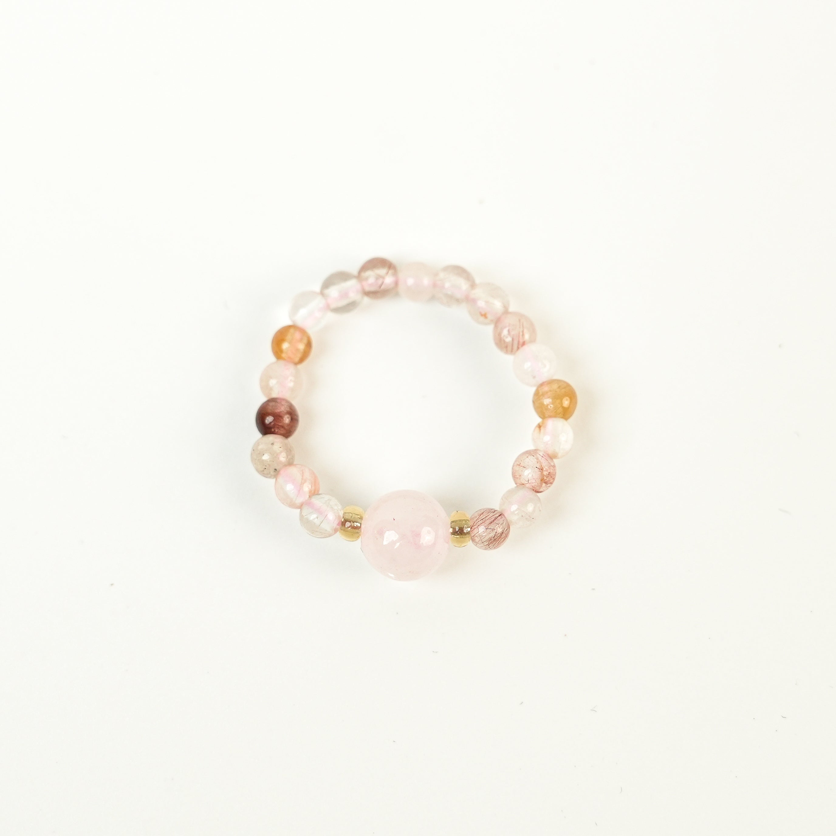 Strawberry Quartz Ring (3mm)