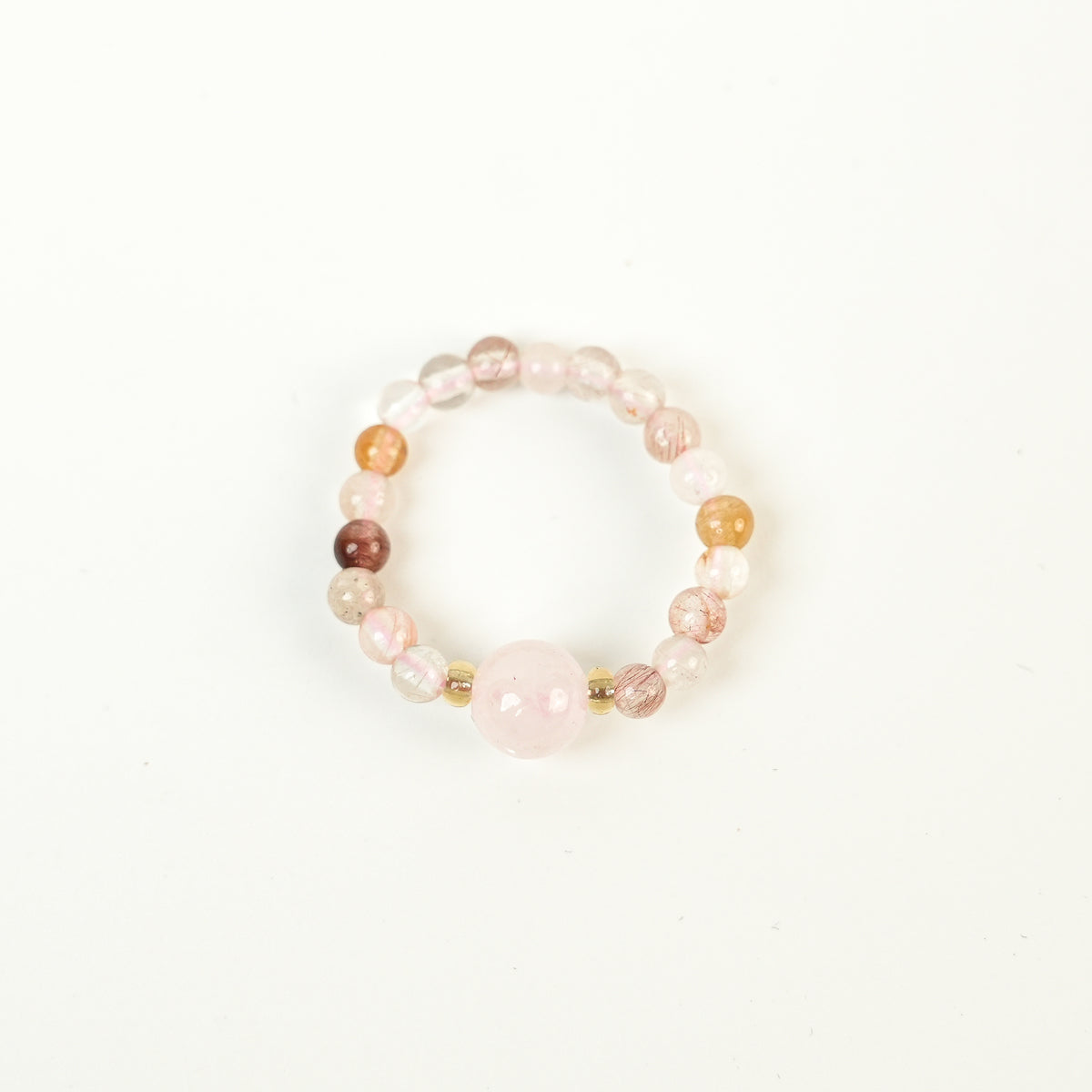 Strawberry Quartz Ring (3mm)
