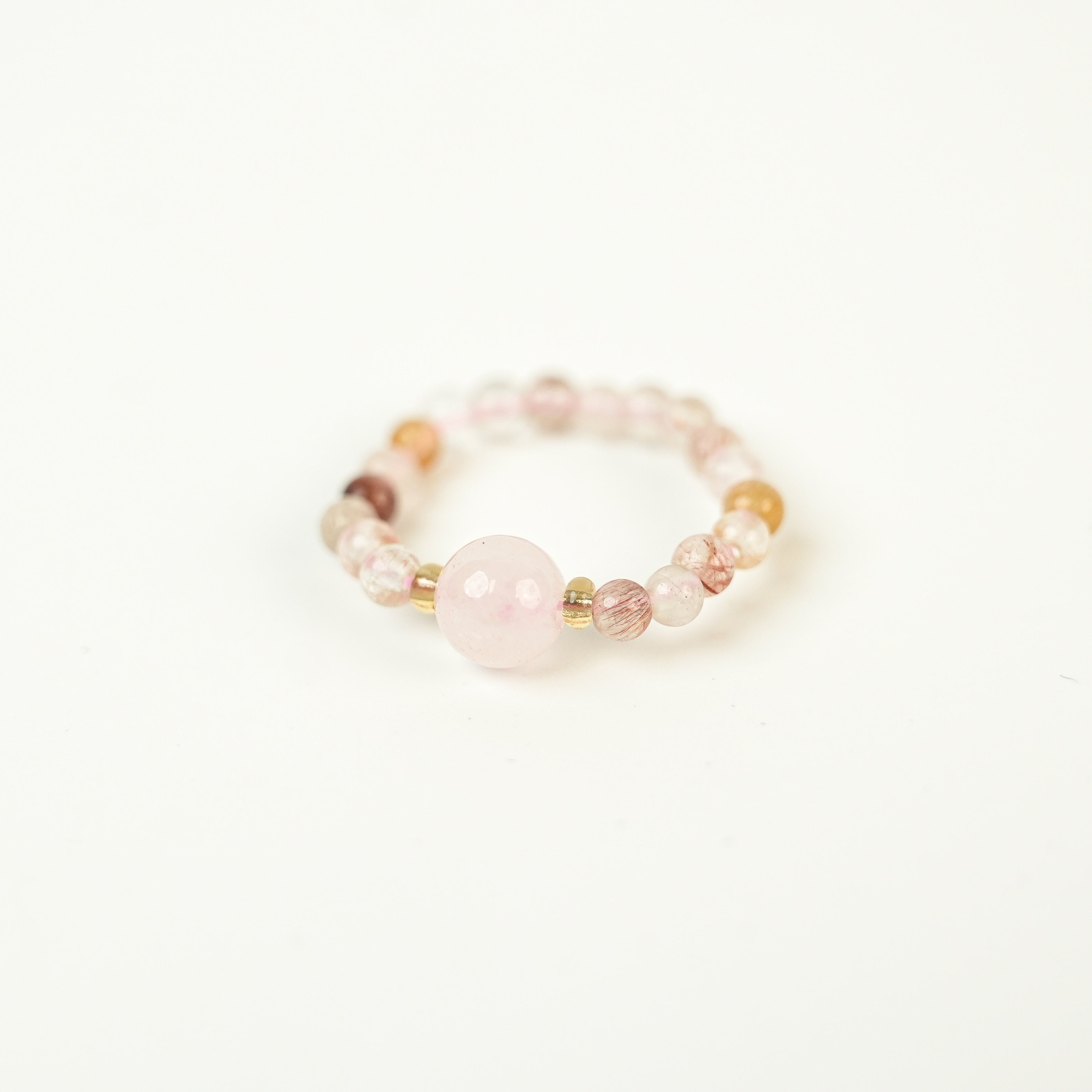 Strawberry Quartz Ring (3mm)