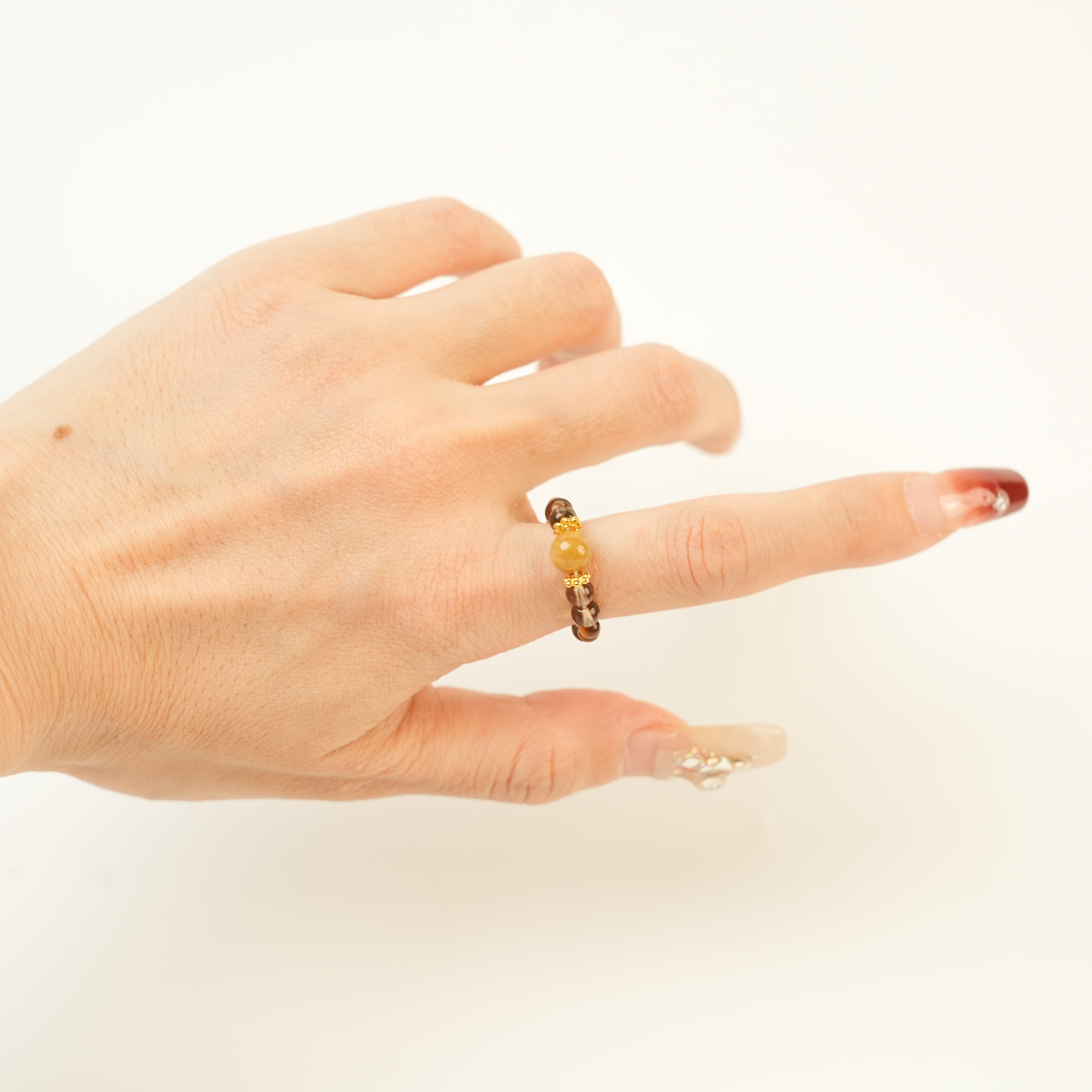 Designer Tiger Eye Ring (4mm)