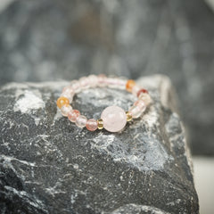 Strawberry Quartz Ring (3mm)