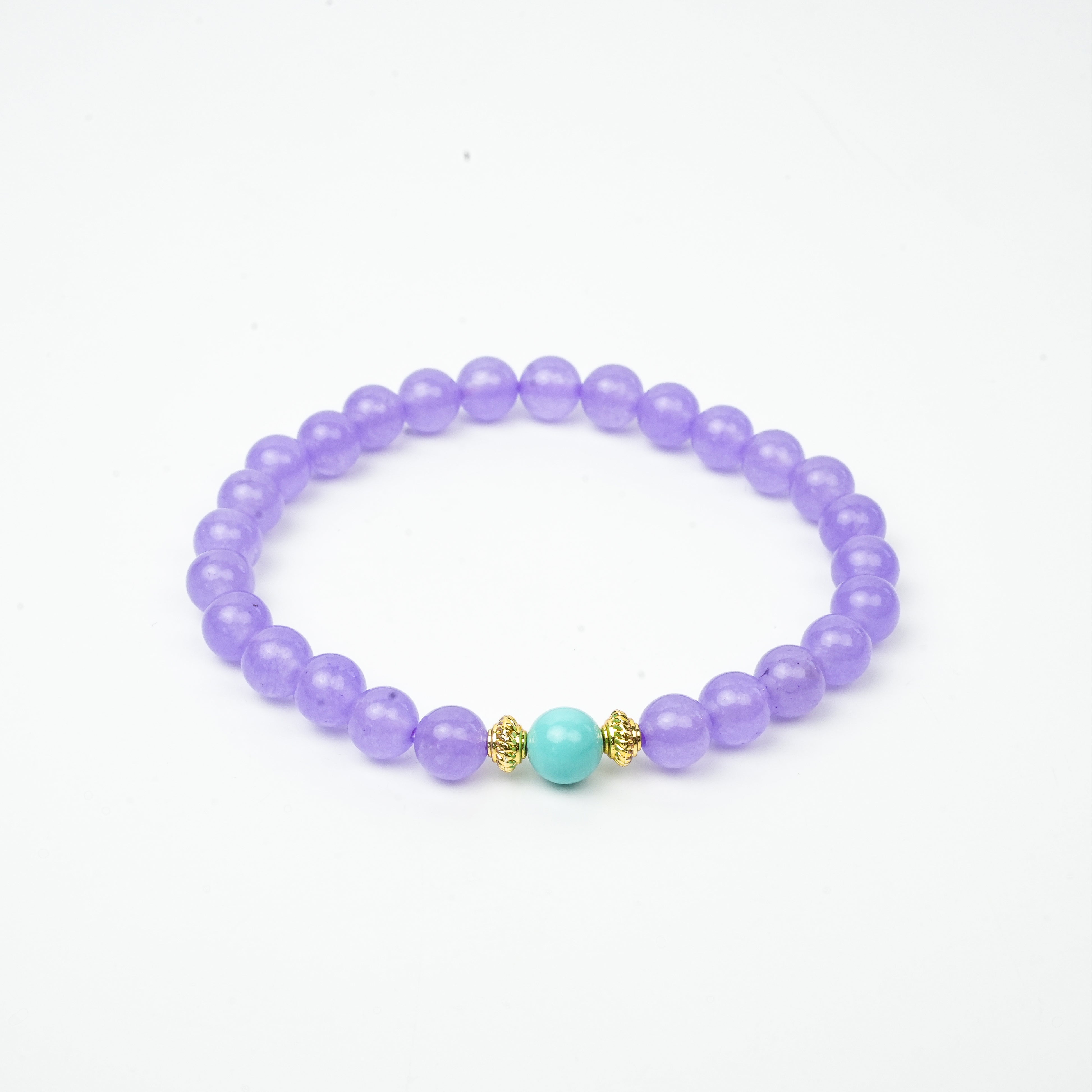Lavender Amethyst Bracelet 6mm