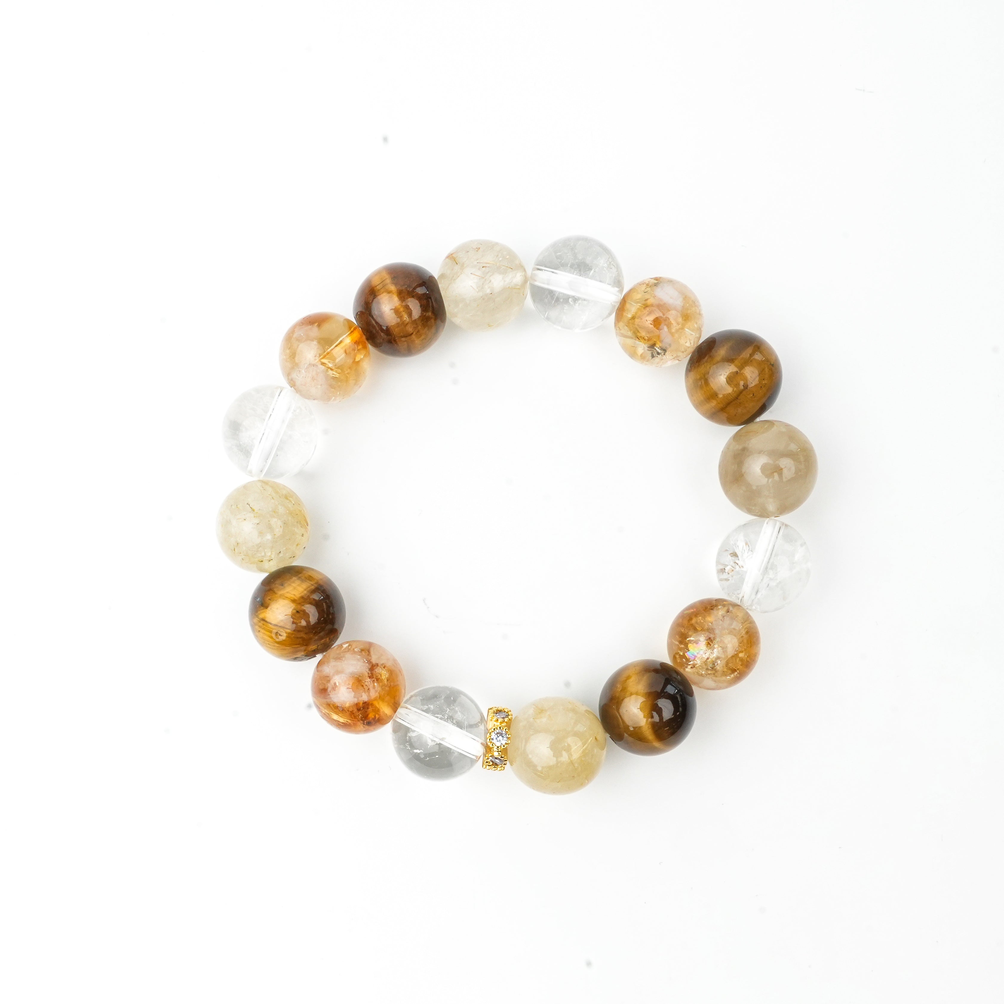 Black gold Super Seven bracelet