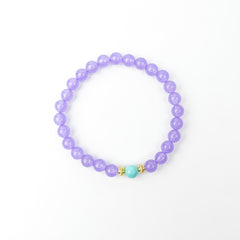 Lavender Amethyst Bracelet 6mm