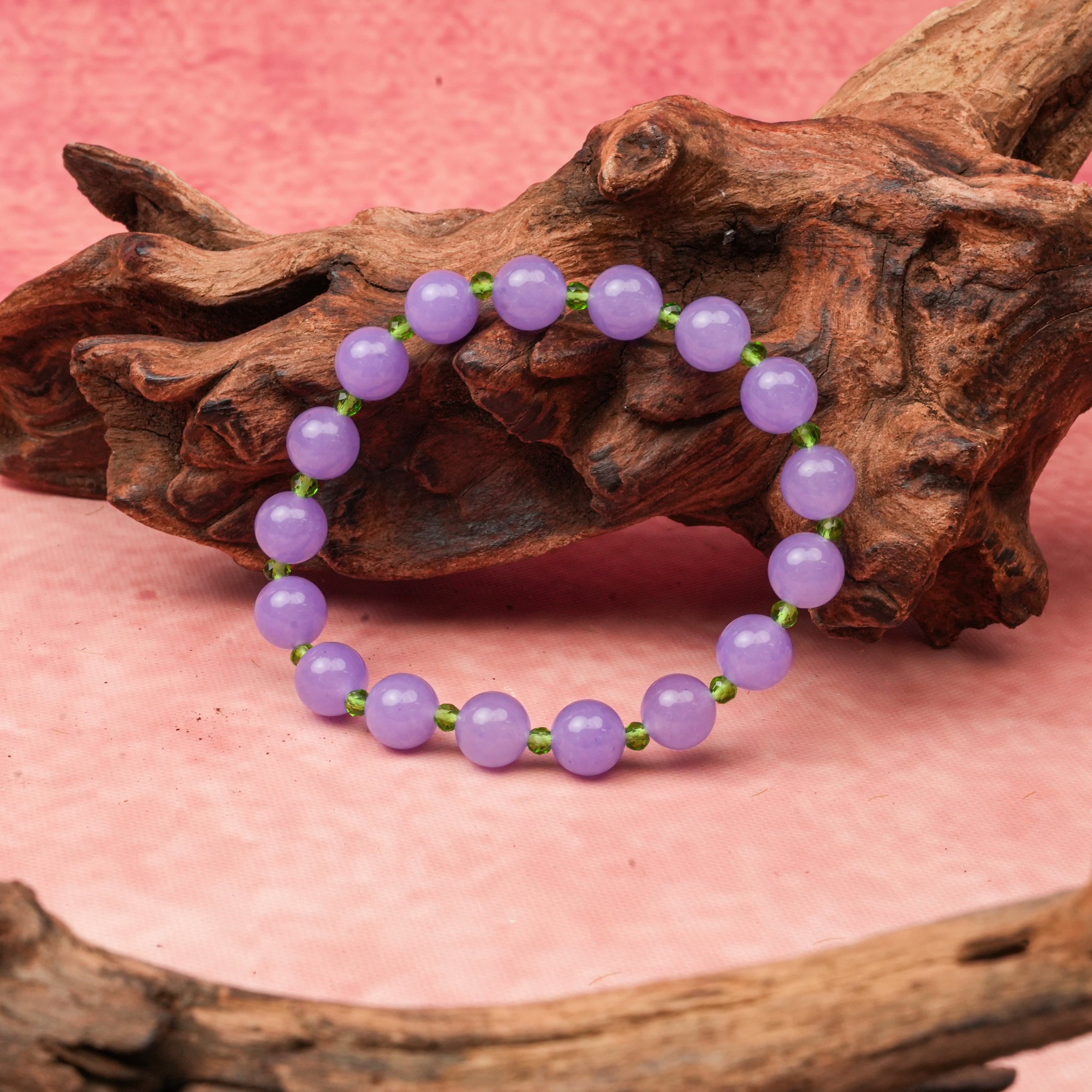 Lavender Amethyst Bracelet 8mm