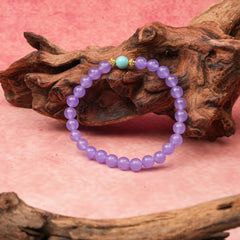 Lavender Amethyst Bracelet 6mm