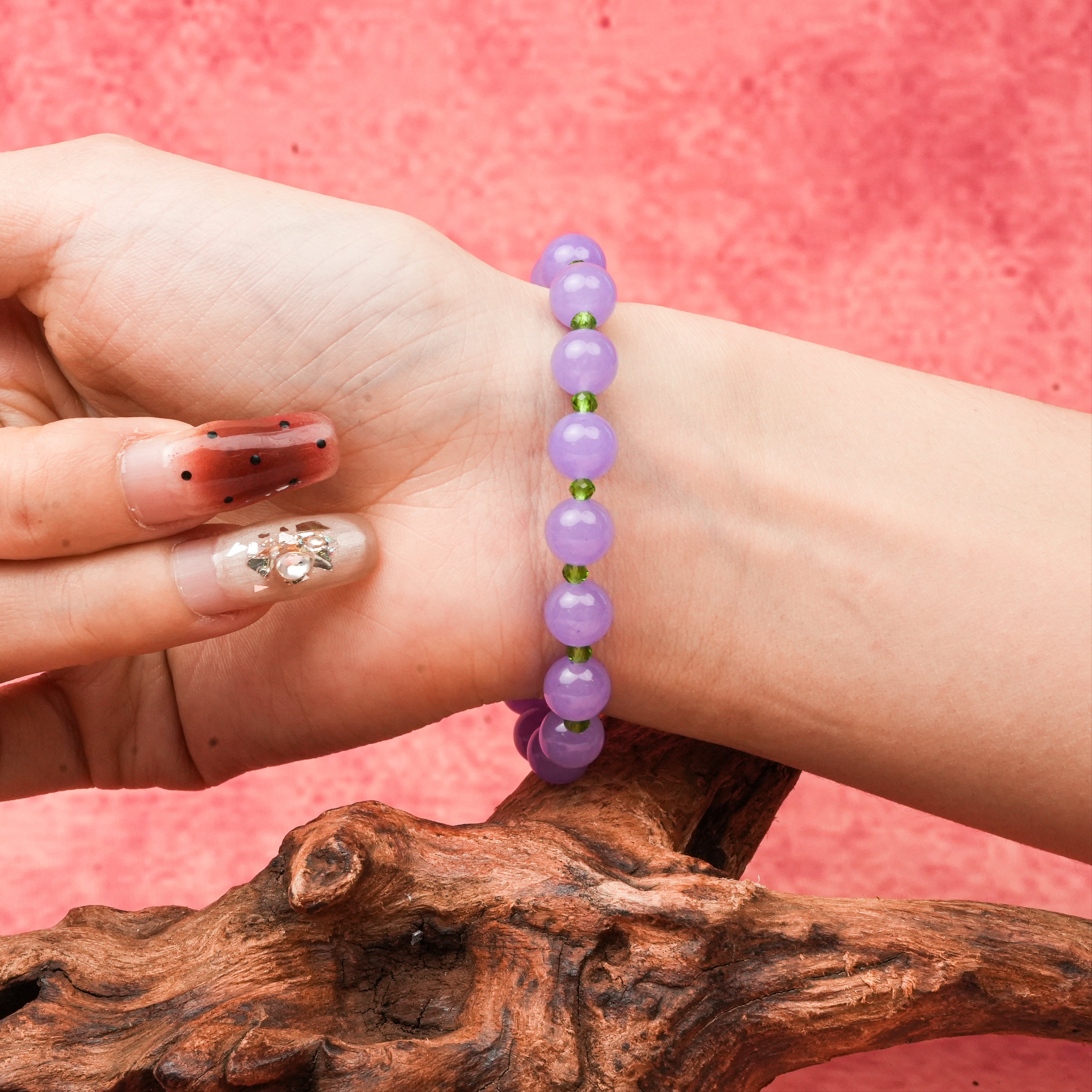 Lavender Amethyst Bracelet 8mm